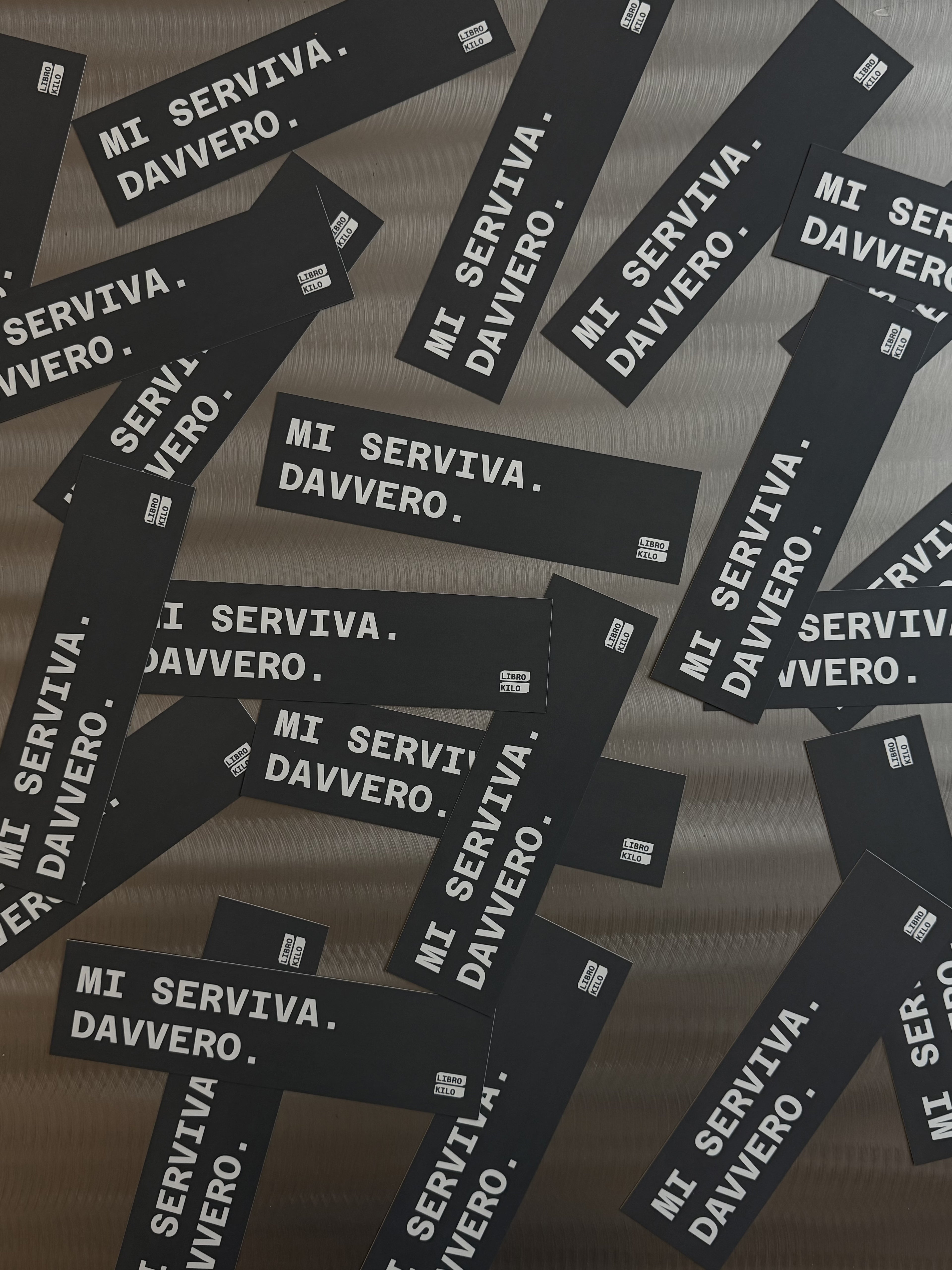 Mi serviva. Davvero.