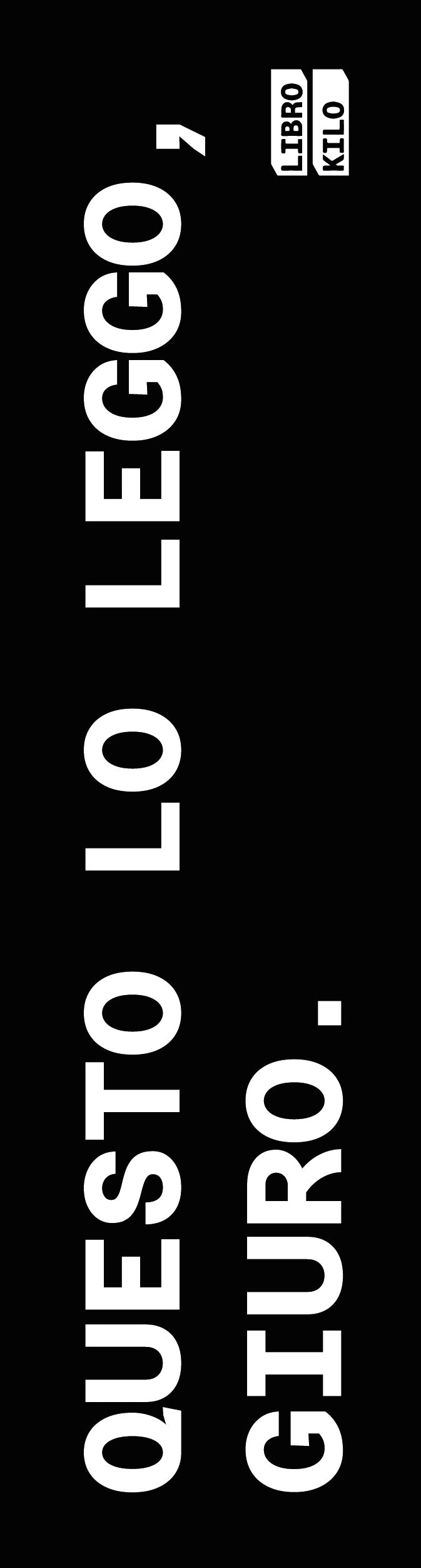 Questo lo leggo, giuro.